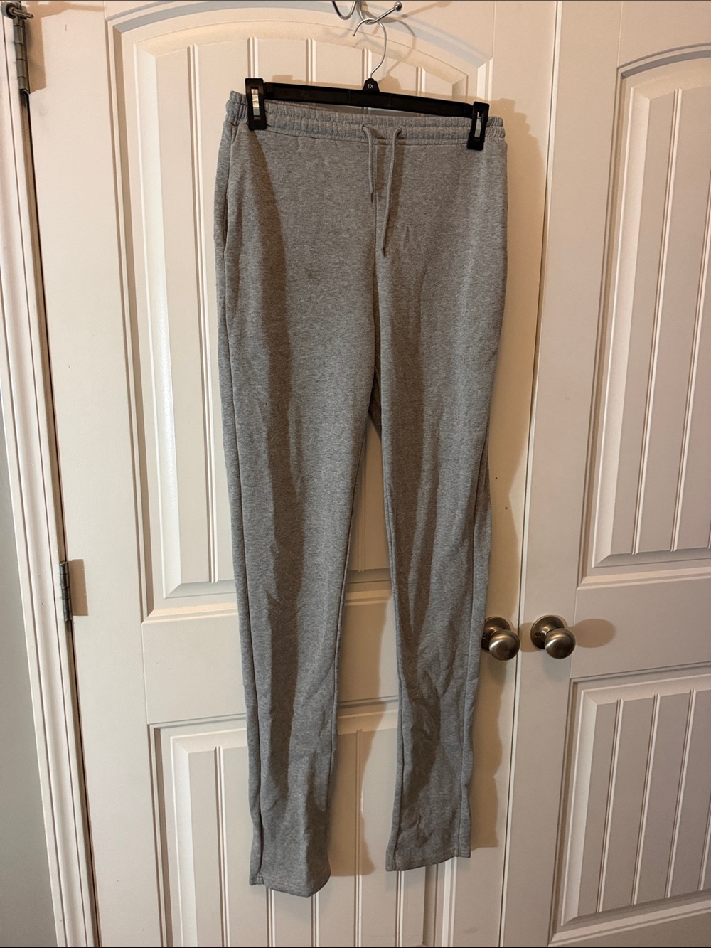 SHEIN Men's Light Gray Drawstring Jogger Sweatpants